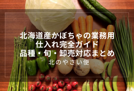 北海道産かぼちゃの業務用仕入れ完全ガイド｜品種・旬・卸売対応まとめ