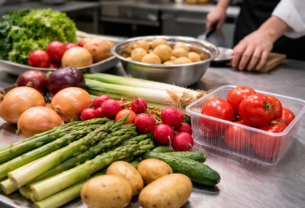 小ロット対応の野菜卸を利用する小規模飲食店