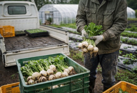 北海道産の高品質で多様な品種のかぶ