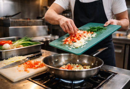 人手不足で野菜の仕込みに時間がかけられない飲食店
