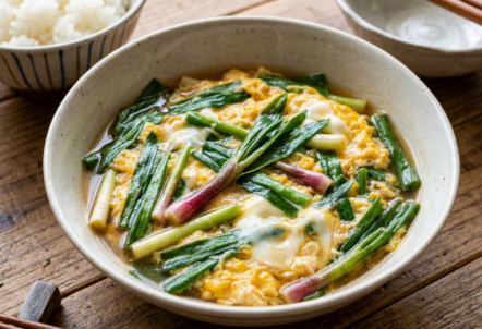 行者ニンニク卵とじ