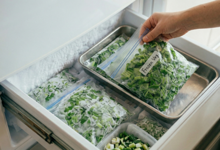 刻んだパクチー