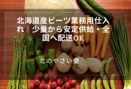 北海道産ビーツ業務用仕入れ｜少量から安定供給・全国へ配送OK
