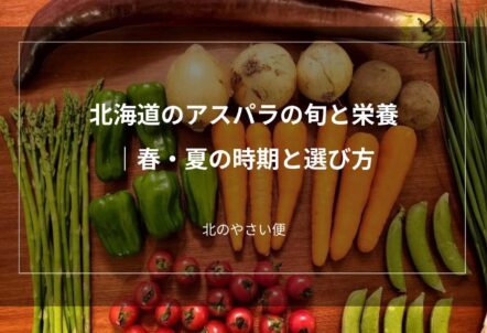 北海道のアスパラの旬と栄養｜春・夏の時期と選び方